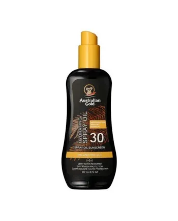 Australian Gold   Solcreme Carrot Oil Spray Faktor 30 237ml   Solcreme   Hos Frisøren   Baronen