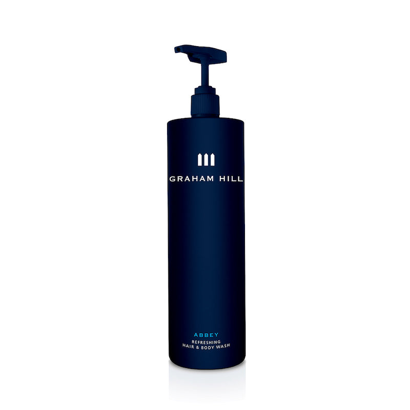 Graham Hill Abbey Hair   Body Wash 1000ml   Hos Frisøren   Baronen
