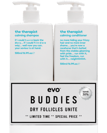 Evo The Therapist Buddies Shampoo   Conditioner 2x   500ml   Hos Frisøren   Baronen