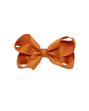 By Stær Sløjfe Warm Orange  8 Cm   Hos Frisøren   Baronen
