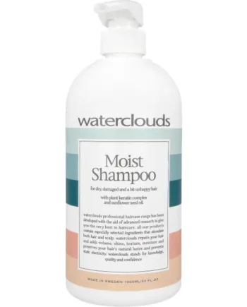Waterclouds Moist Shampoo 1000ml   Hos Frisøren   Baronen