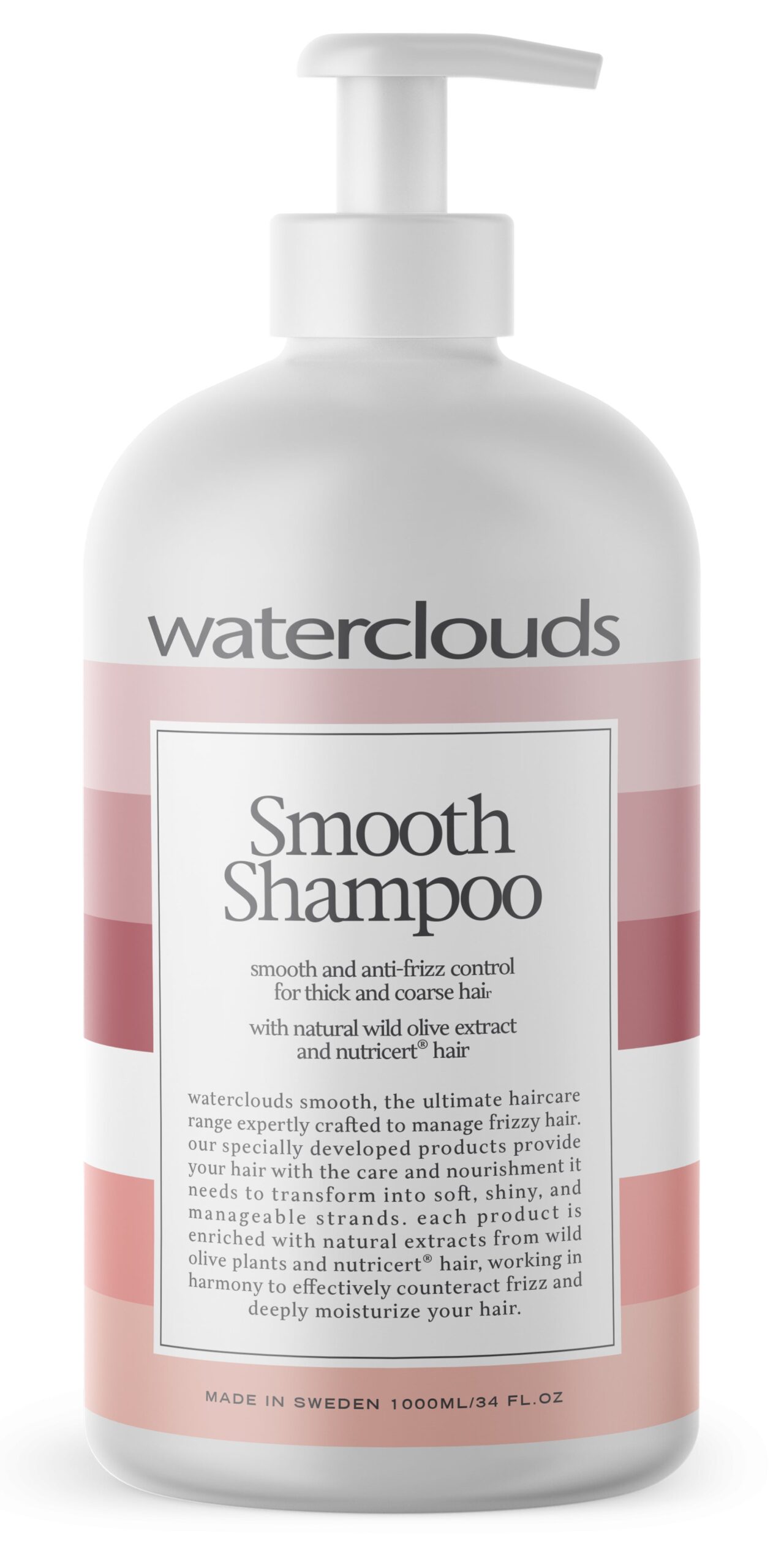 Waterclouds Smooth Shampoo 1000ml Hos Frisøren Baronen