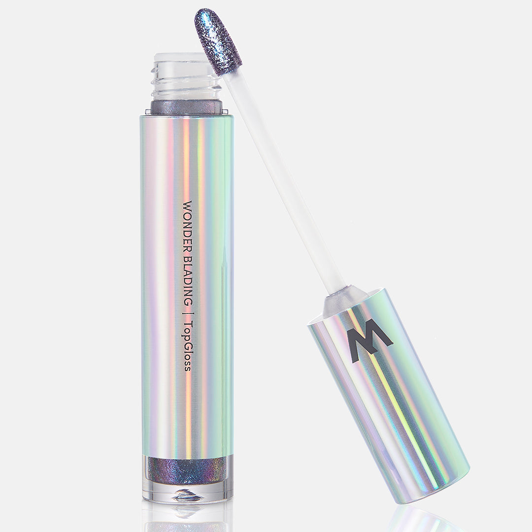 Wonderskin Wonder Blading Top Gloss Blue Glitter Hos Frisøren Baronen
