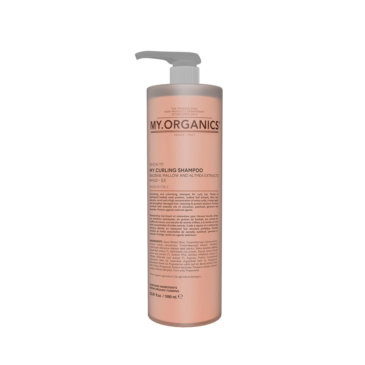 My Organics My Curling Shampoo 1000ml Hos Frisøren Baronen