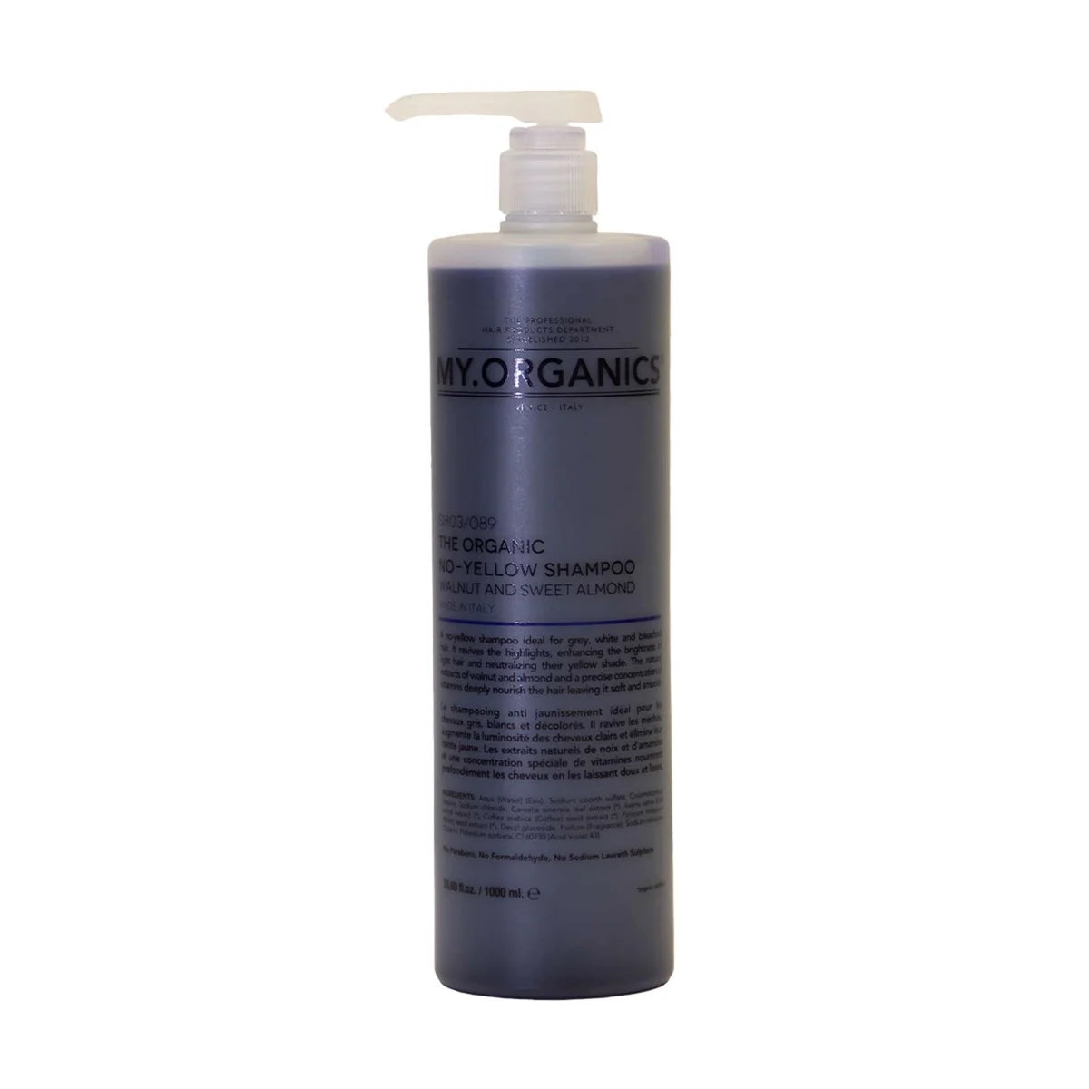 My Organics My No Yellow Shampoo 1000ml Hos Frisøren Baronen