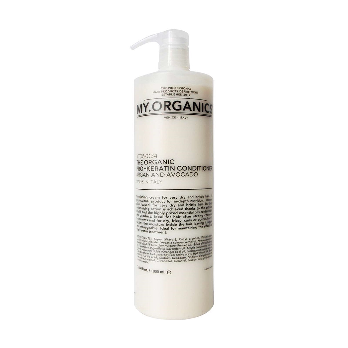 My Organics My Pro Keratine Conditioner 1000ml Hos Frisøren Baronen