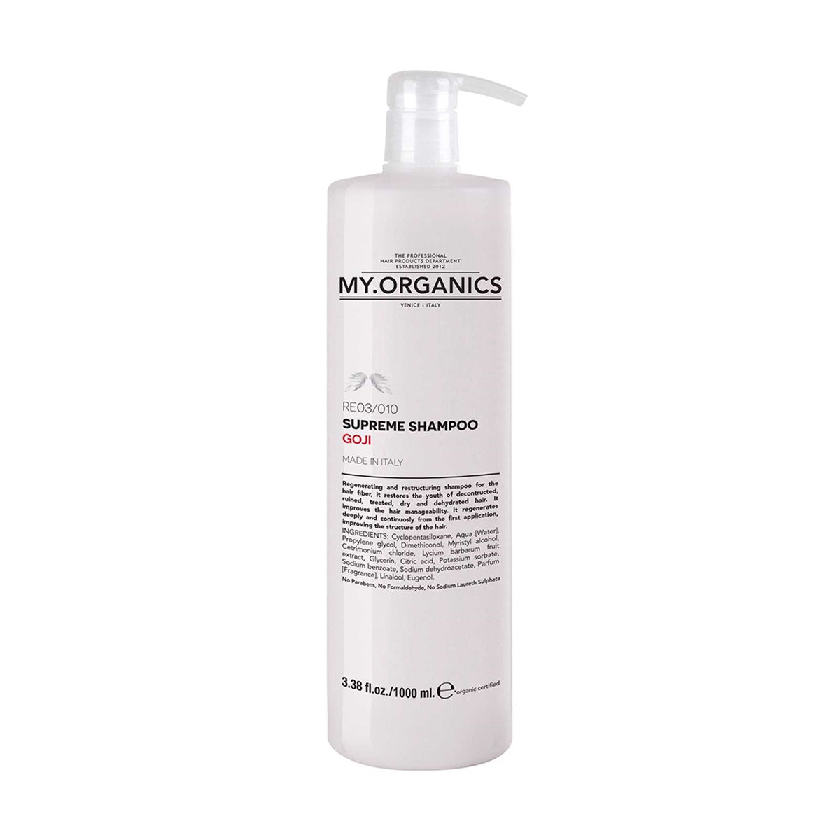 My Organics Goji Supreme Shampoo 1000ml Hos Frisøren Baronen