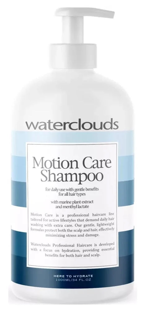 Waterclouds Motion Care Shampoo 1000 Ml Hos Frisøren Baronen