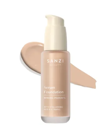 Sanzi Beauty Serum Foundation   04 Medium Cool Rosy   Hos Frisøren   Baronen