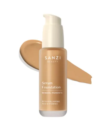 Sanzi Beauty Serum Foundation   08 Deep Warm Golden   Hos Frisøren   Baronen