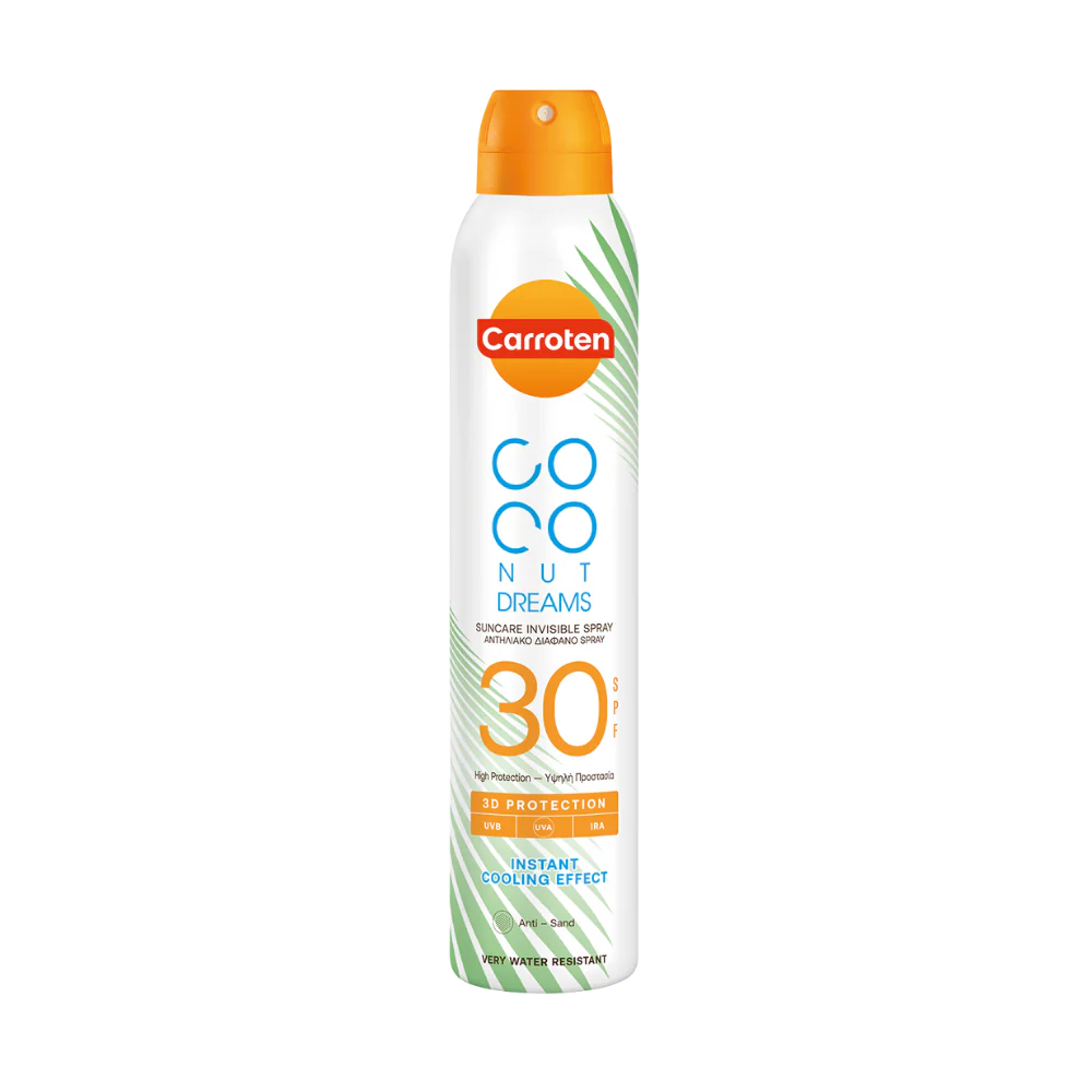 Carroten Dry Mist Spf 30 Coconut Dreams 200ml Hos Frisøren Baronen