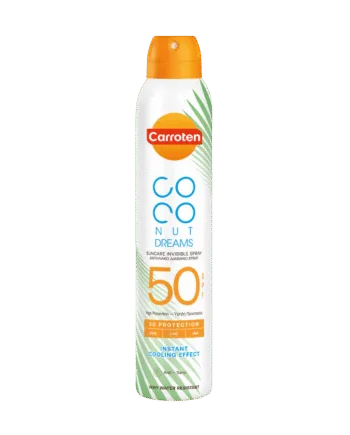 Carroten Dry Mist Spf 50 Coconut Dreams 200ml   Hos Frisøren   Baronen