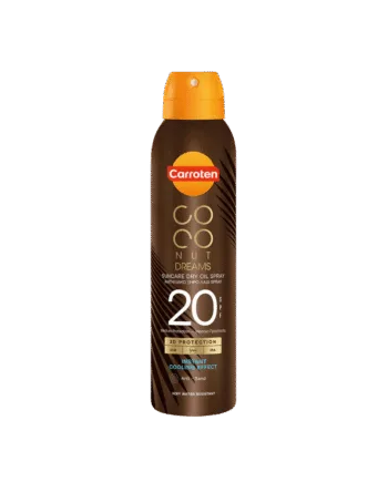 Carroten Dry Oil Spf 20 Coconut Dreams 150ml   Hos Frisøren   Baronen
