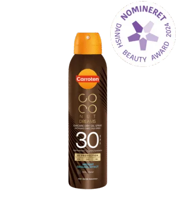 Carroten Dry Oil Spf 30 Coconut Dreams 150ml   Hos Frisøren   Baronen