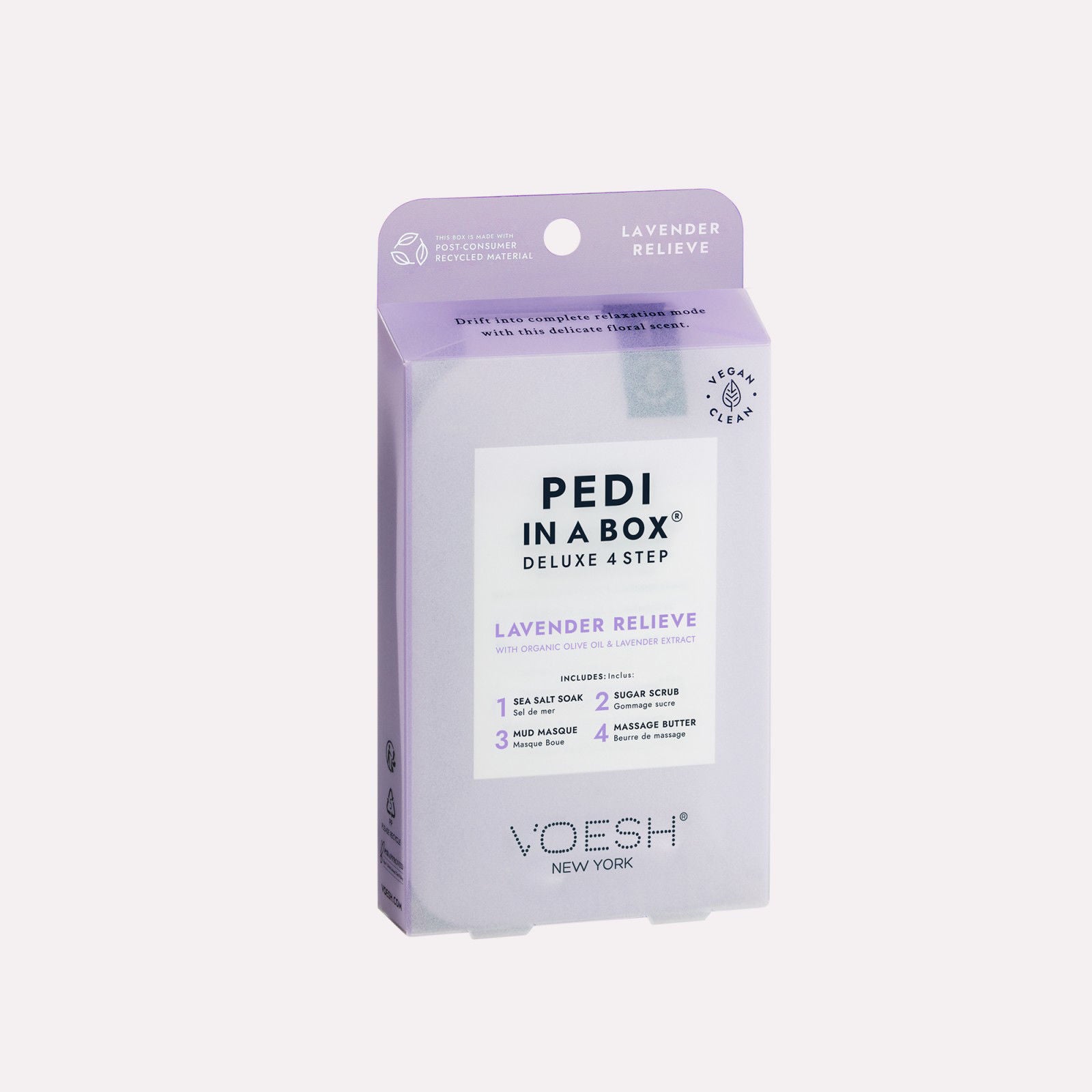 Voesh Pedi In A Box Deluxe Lavendel Relieve Hos Frisøren Baronen