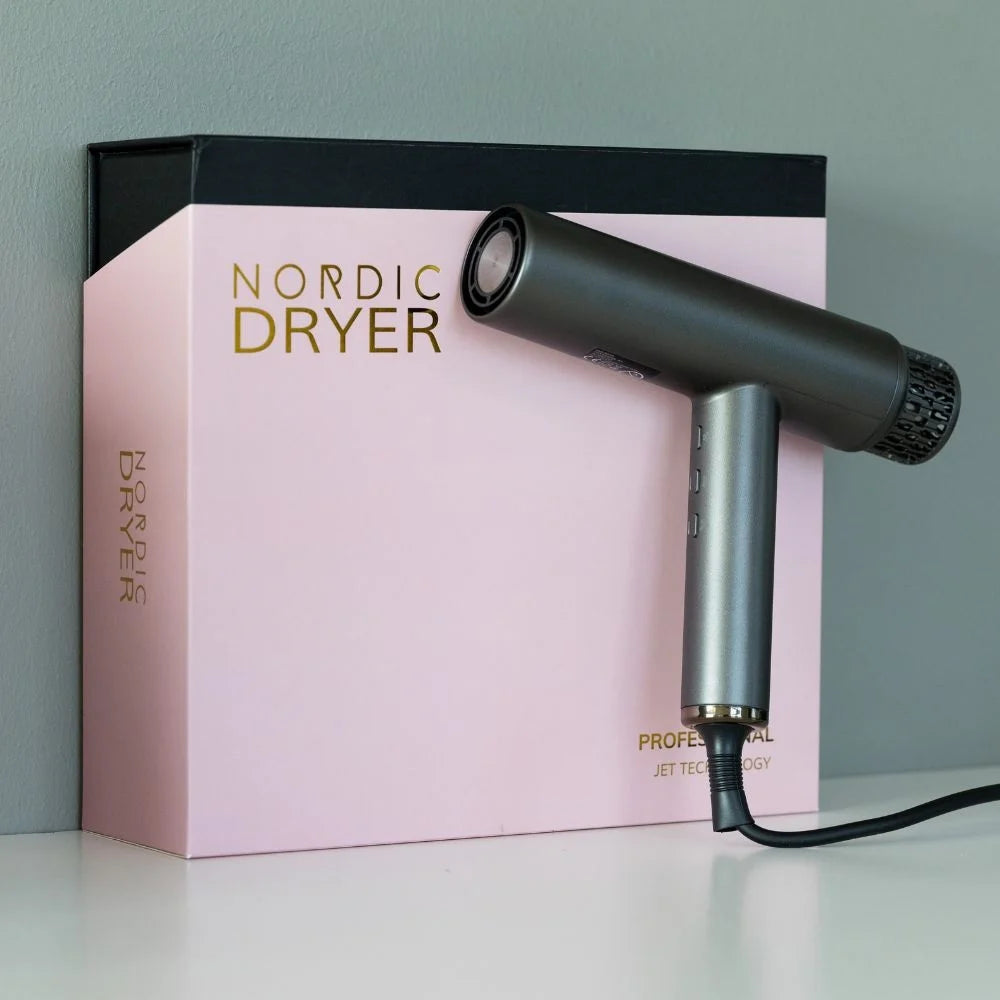 Nordic Dryer Slate Gray Føn Hos Frisøren Baronen