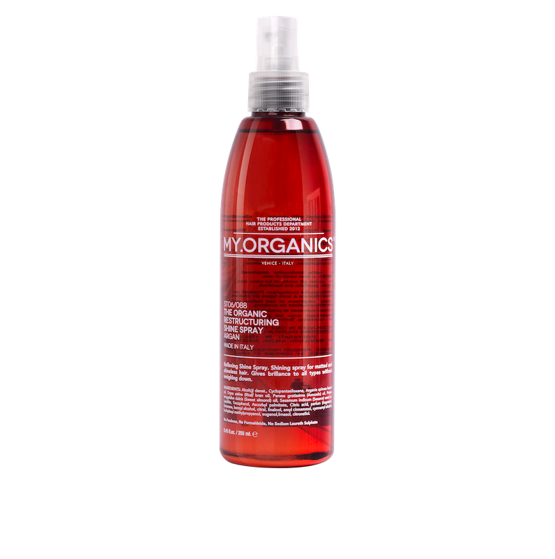 My Organics My Restructuring Shine Spray Hos Frisøren Baronen