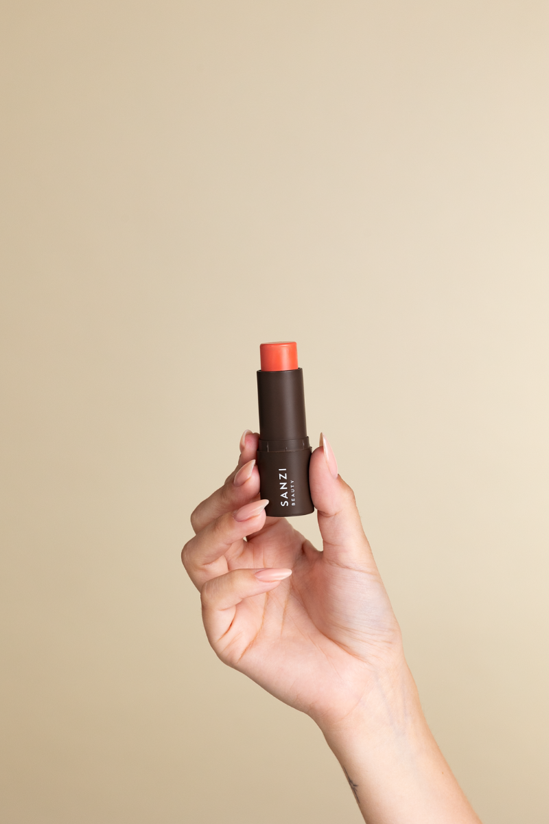 Sanzi Beauty Multi Stick Blush Coral Hos Frisøren Baronen
