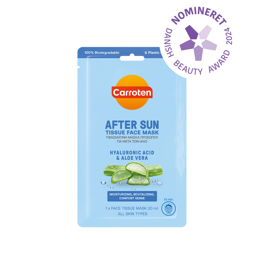 Carroten After Sun Tissue Face Mask 20 Ml Hos Frisøren Baronen