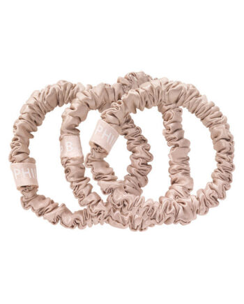Philip B  Petite Champagne Scrunchie  Tre Stk    Hos Frisøren   Baronen