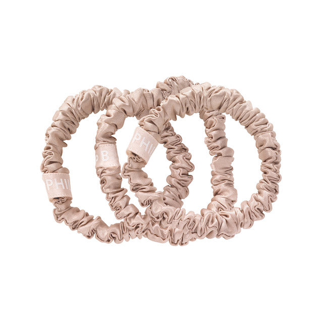 Philip B Petite Champagne Scrunchie Tre Stk Hos Frisøren Baronen