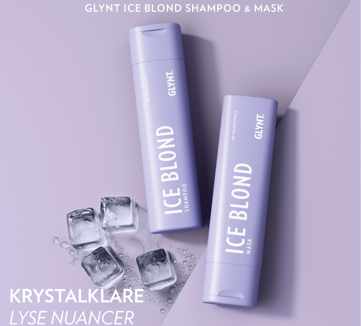 Glynt Ice Blond Shampoo Maske Kit Hos Frisøren Baronen