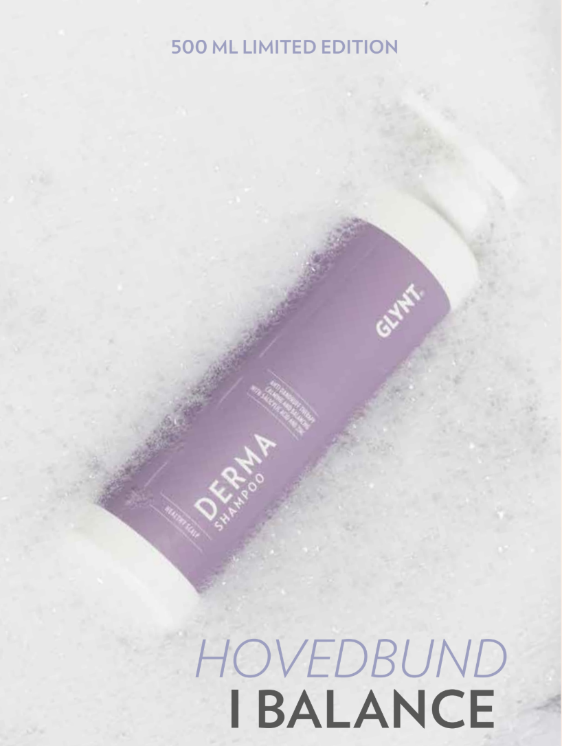 Glynt Derma Shampoo 500ml Limited Edition Hos Frisøren Baronen