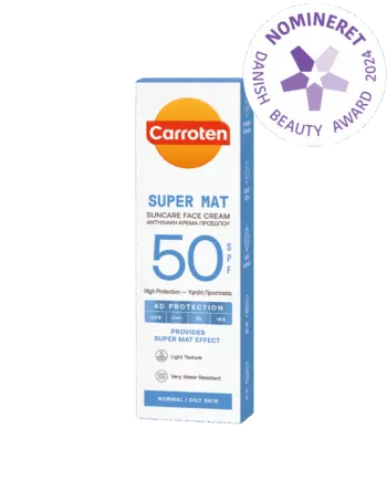 Carroten Super Mat Face Cream Spf 50   Solcreme   Hos Frisøren   Baronen