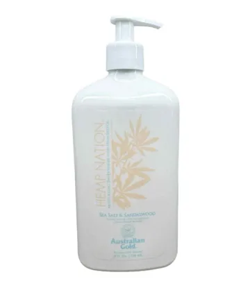 Australian Gold   Hemp Nation Sea Salt   Sandalwood   535ml   Hos Frisøren   Baronen