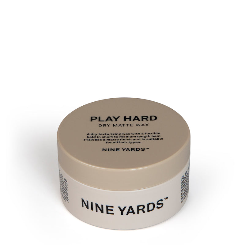 Nine Yards Play Hard Dry Matte Wax 100ml Hårvoks Hos Frisøren Baronen