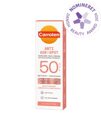 Carroten Anti Age Spot Face Cream Spf 50   Solcreme   Hos Frisøren   Baronen