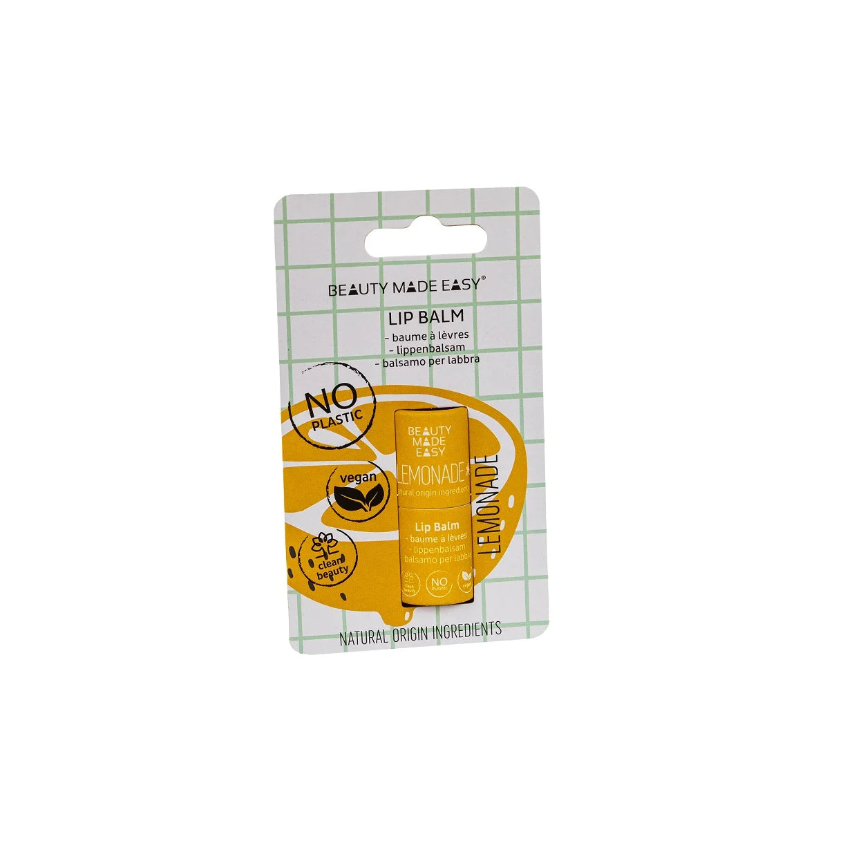 Beauty Made Easy Lip Balm Lemonade Hos Frisøren Baronen