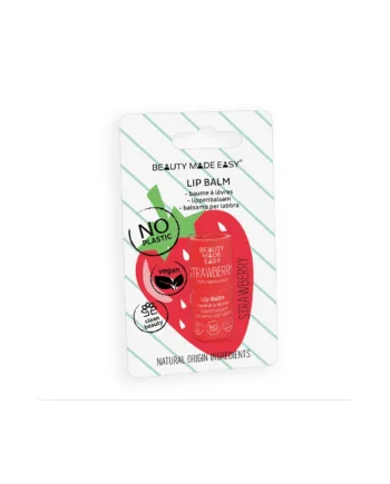 Beauty Made Easy    Lip Balm   Strawberry   Hos Frisøren   Baronen