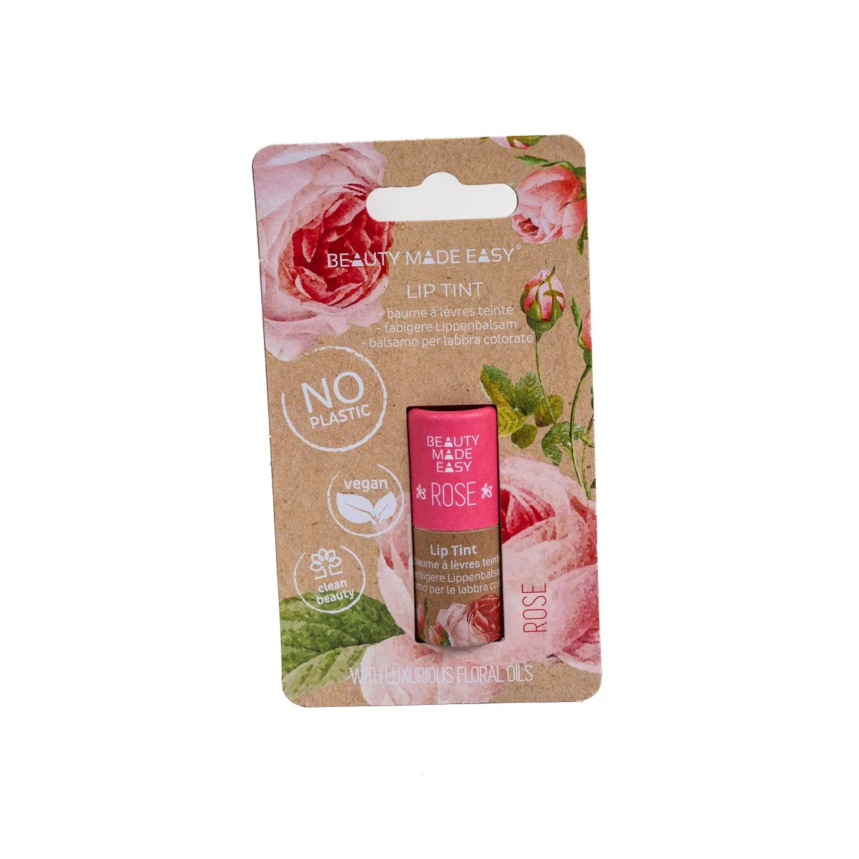 Beauty Made Easy Lip Balm Tint Rose Hos Frisøren Baronen