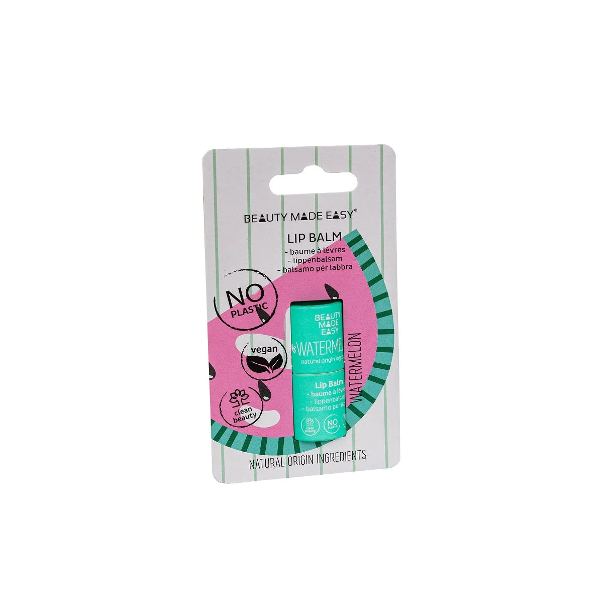 Beauty Made Easy Lip Balm Watermelon Hos Frisøren Baronen