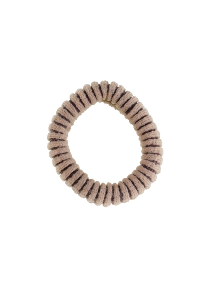 By Stær Lea Hårelastik Beige Brun Stribet Hos Frisøren Baronen