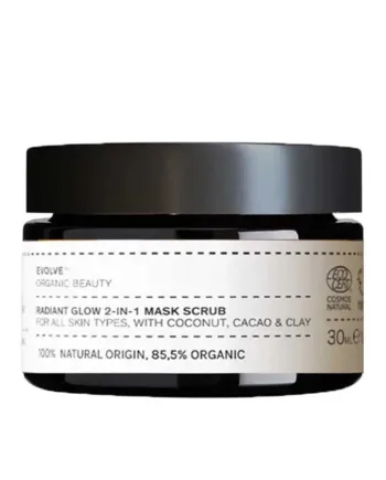 Evolve Radiant Glow 2 In 1 Mask Scrub   30ml   Hos Frisøren   Baronen