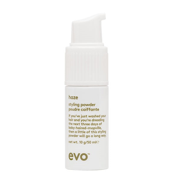 Evo Haze Styling Powder Pump 50ml Hos Frisøren Baronen