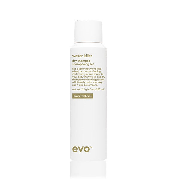 Evo Water Killer Dry Shampoo Brown 200ml Hos Frisøren Baronen