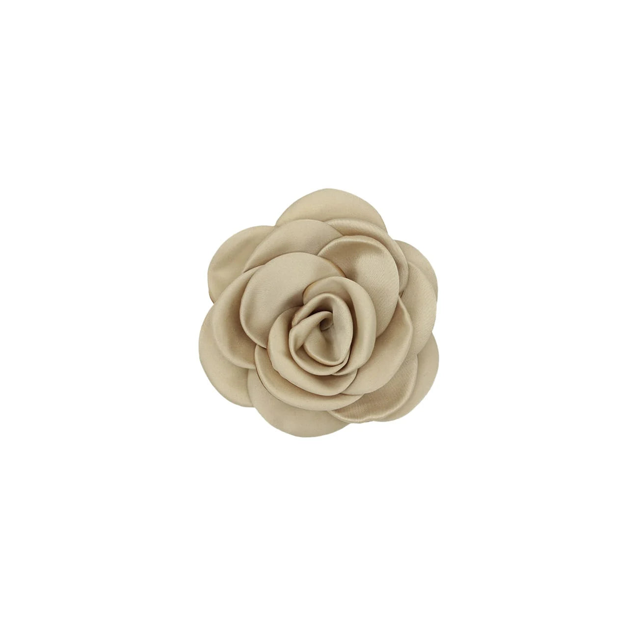 By Stær Karla Hårklemme Beige Satin Hos Frisøren Baronen