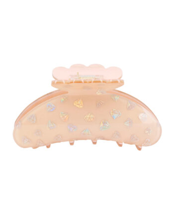 Asta Hårklemme  Beige M  Diamant Motiv   Hos Frisøren   Baronen