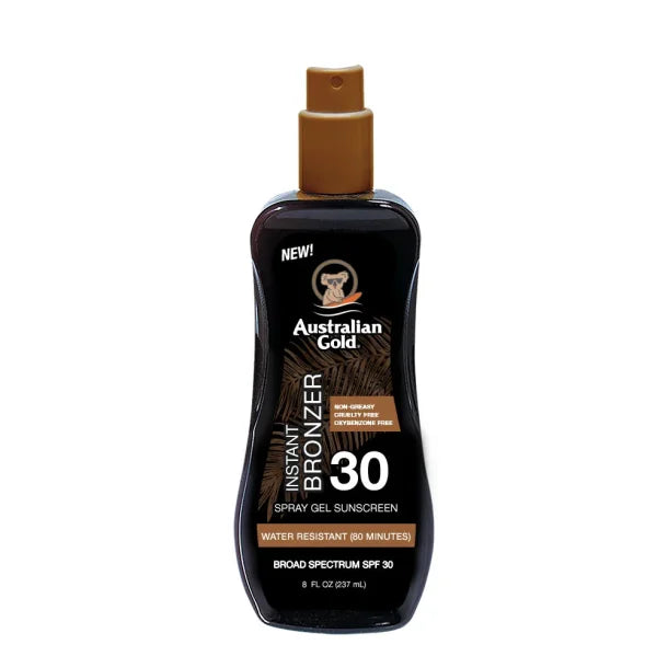 Australian Gold Solcreme Lotion Med Spray Spf 30 M Bronzer 237ml Solcreme Hos Frisøren Baronen