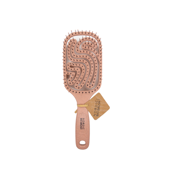 Nordic Bio Brush Paddel Lyse Rosa Str L Hos Frisøren Baronen