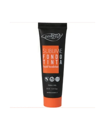 Purobio Cosmetics   Sublime Flydende Foundation 07   Hos Frisøren   Baronen