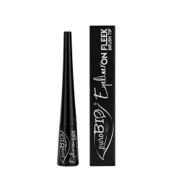 Purobio Cosmetics Flydende Eyeliner Med Brush Tip Sort Hos Frisøren Baronen