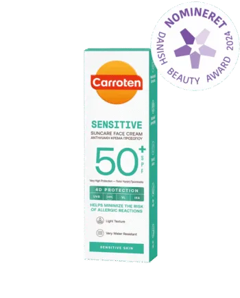 Carroten Sensitive Face Cream Spf 50   Solcreme   Hos Frisøren   Baronen