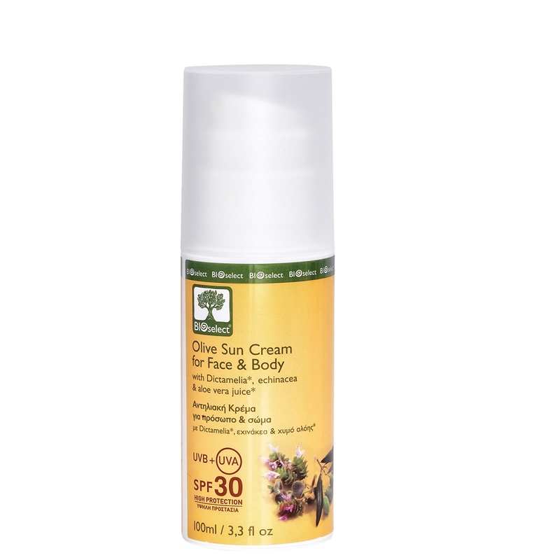 Restparti Bioselect Olive Sun Cream For Face Body Spf 30