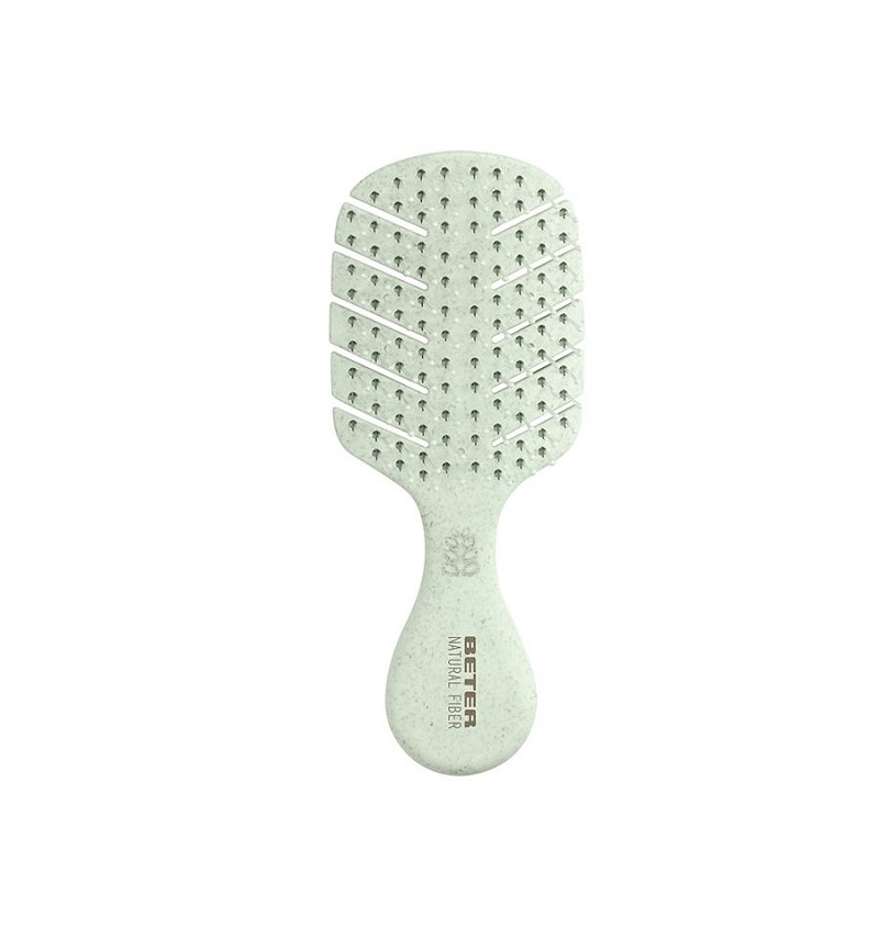 Beter Natural Fiber Detangling Hårbørste Mini Mintgrøn
