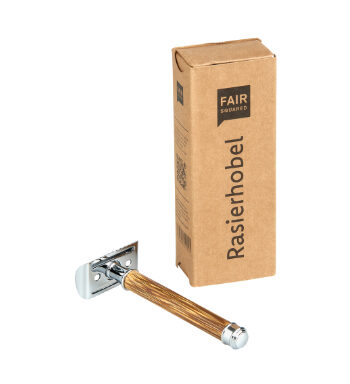 Fair Squared   Barberskraber I Bambus Inkl  5 Blade