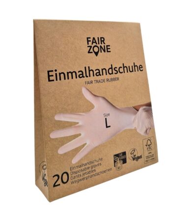 Fair Zone   Latex Engangshandsker Str  L